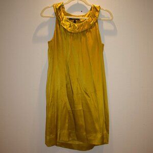 BCBG Maxazria Yellow Silk Dress